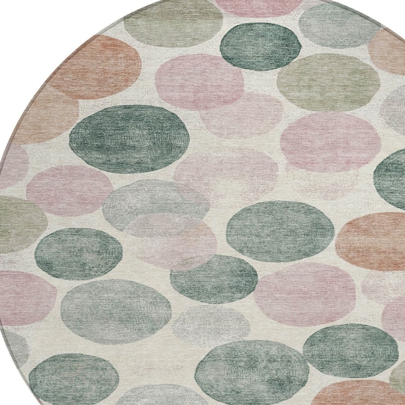 HomeRoots Geometric Transitional Rectangle Outdoor Rug
