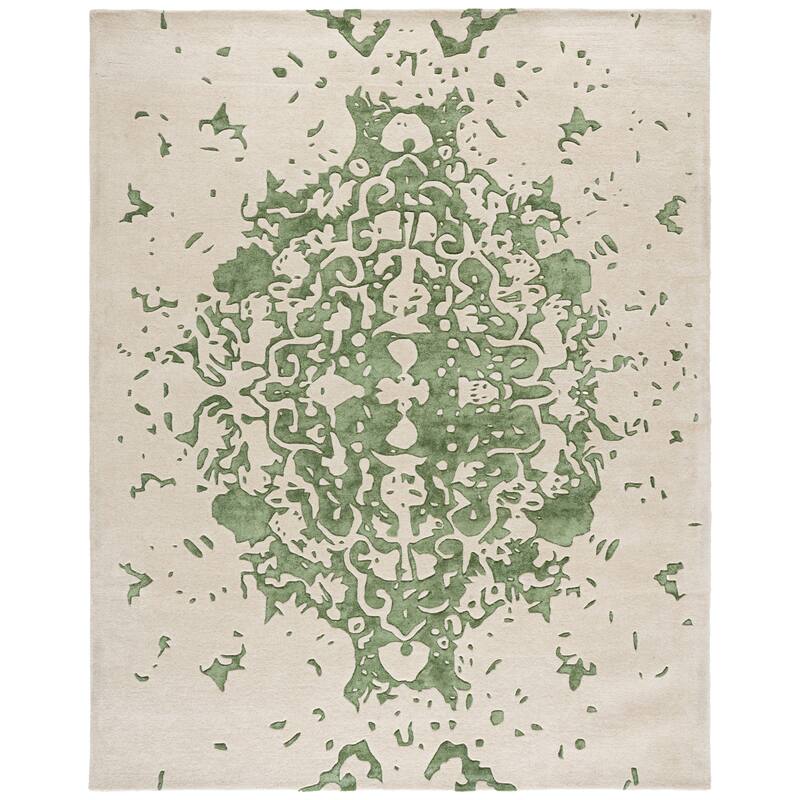 SAFAVIEH Handmade Fifth Roselette Avenue Modern Abstract Wool Rug