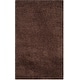 preview thumbnail 187 of 202, SAFAVIEH Laguna Shag Verdiana Solid Color 2-inch Thick Rug. 3' x 5' - Brown