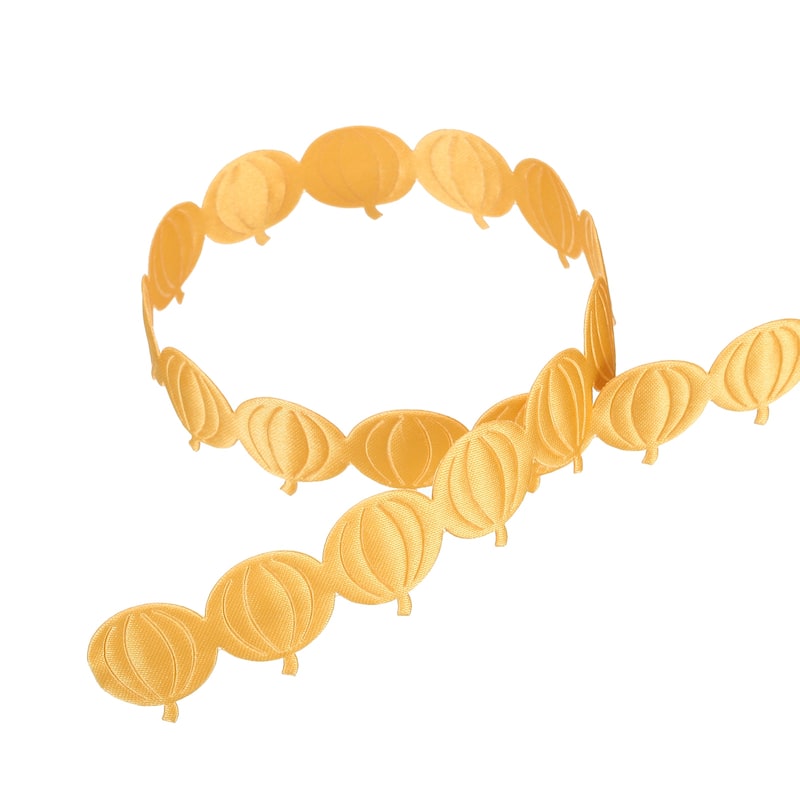 15 Yards Pumpkin Ribbon, Pumpkins Trim Rope Artificial Pumpkin String