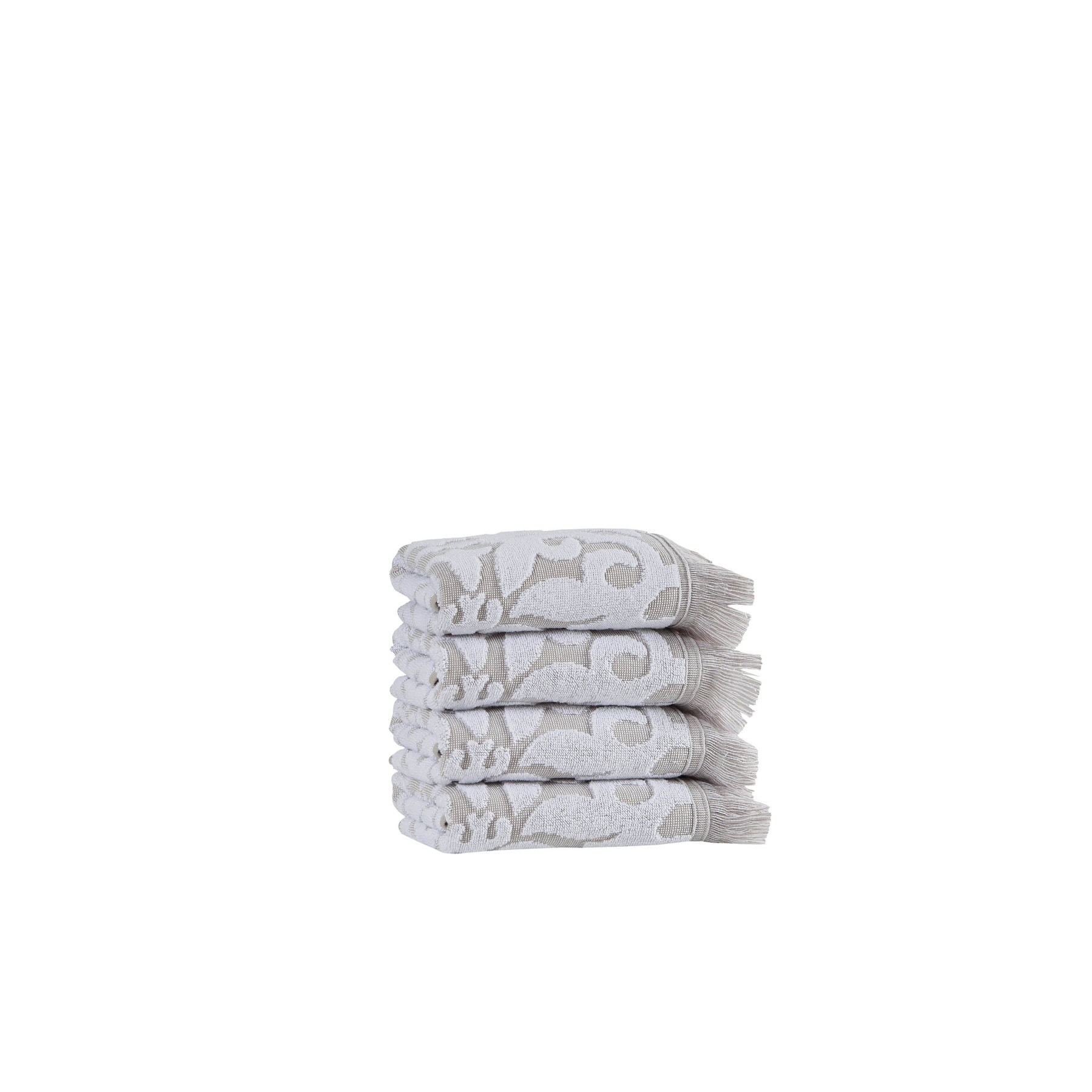Ozan Premium Home 100% Genuine Turkish Cotton Panache Hand Towels (Set of 4)