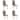 vidaXL Dining Chairs 4 pcs Taupe Fabric