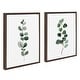 preview thumbnail 13 of 14, Kate and Laurel Sylvie Eucalyptus Framed Canvas Set by Maja Mitrovic