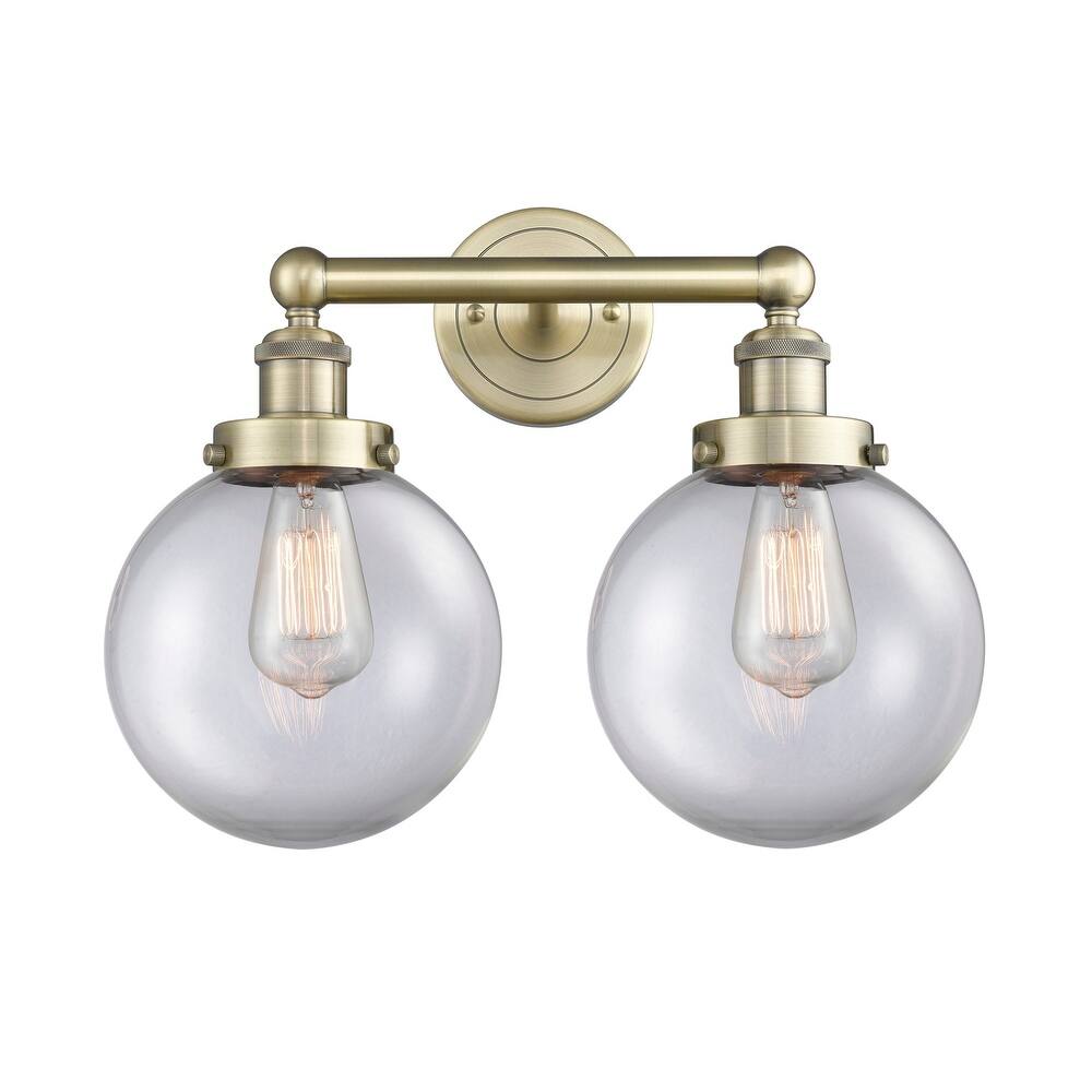 Innovations Lighting 616-2W-10-16-L Beacon Vanity Beacon 2 Light 16"
