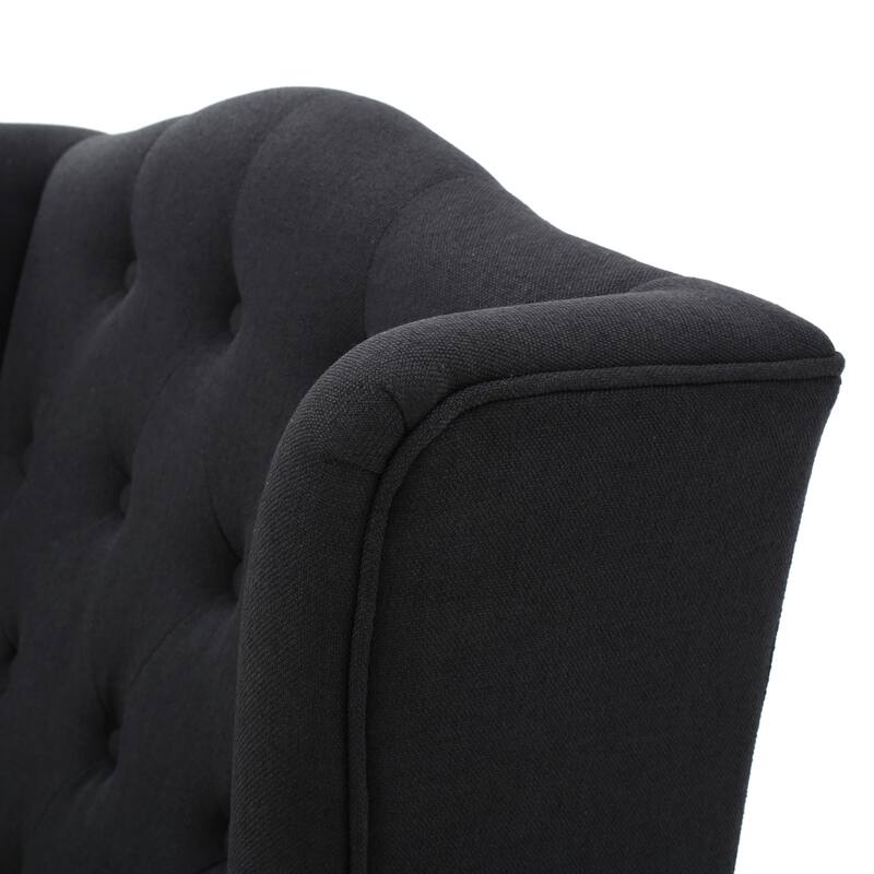 Christopher Knight Home Toddman Tufted High-Back Club Chair - 27.25" L x 33.75" W x 38.50" H