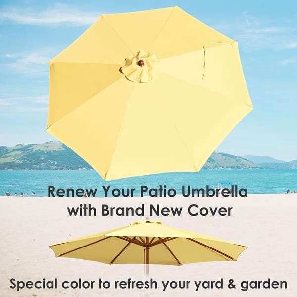 can you get replacement covers for patio umbrellas 9ft Umbrella Canopy 6 Rib so you can easy store it for season use Replacement Umbrella Cover 9' Umbrella