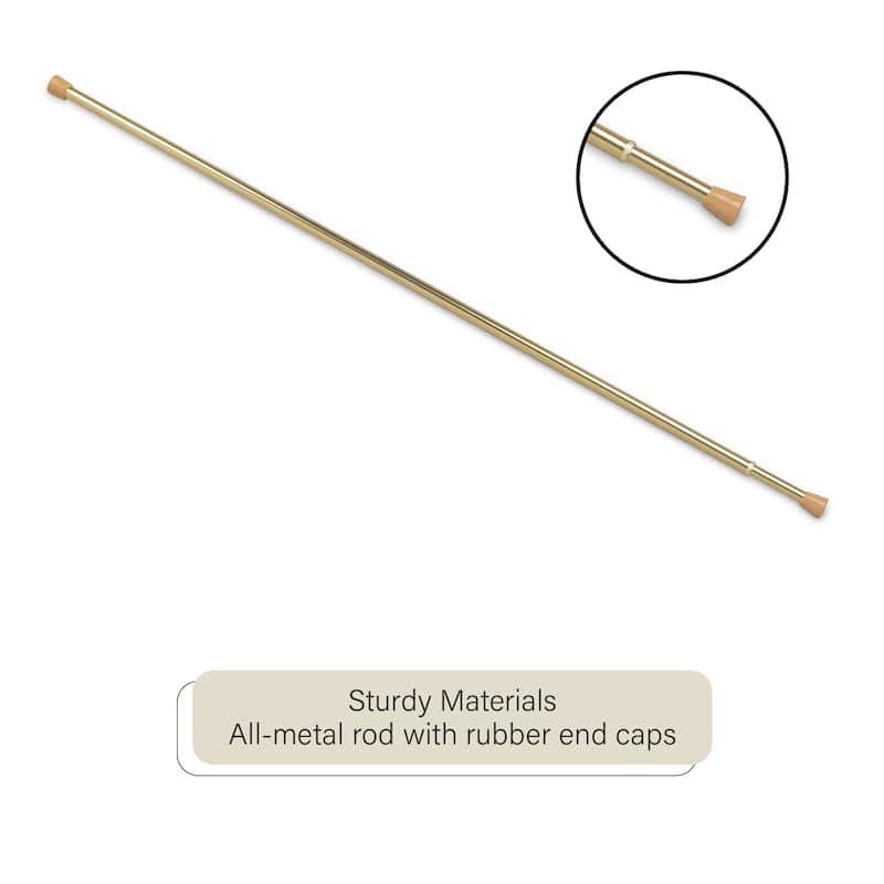 ACHIM Fantasia 7/16" Spring Tension Rod