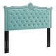 preview thumbnail 37 of 65, Louisa Tufted Performance Velvet Twin Headboard