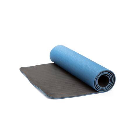 Mind Reader Classic Non Slip 0.25" Pro Yoga Mat Fitness Exercise Mat - 0.25" x 68" x 24"