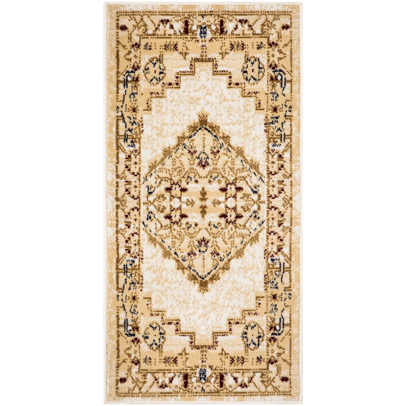 Nourison Grafix Indoor Persian Area Rug - 2' x 4' - Multi/Cream - Rectangle