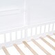 preview thumbnail 12 of 22, Twin Size House Bed with Shelves - House Bed with Window and Sparkling Light Strip on The Roof - White