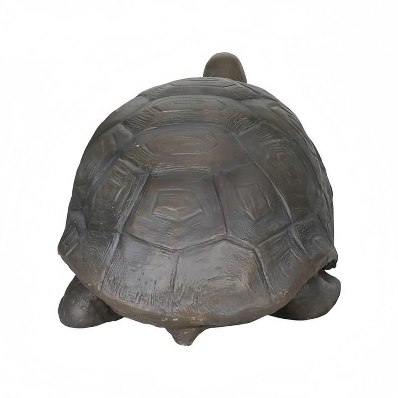 SunJet 12" Concrete Outdoor Tortoise Garden Statue - 11.7" H X 29.5"W X 15.7" D
