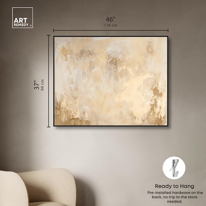 Sun Brust Gilding III Canvas by Art Remedy