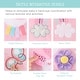 preview thumbnail 5 of 3, The Peanutshell Rainbow Paradise 7-in-1 Activity Play Gym & Play Mat for Baby - Pink
