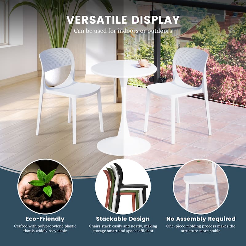 Frond and Form 4-Person Outdoor Round Dining Set