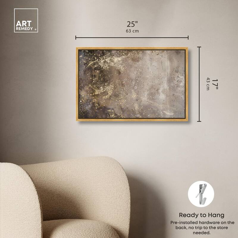 Galactic Traces Canvas by Art Remedy