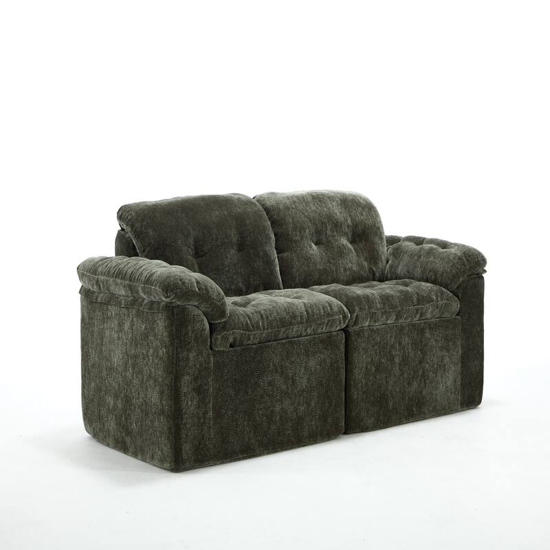 Modular Convertible Cushioned Sleeper Sofa Set