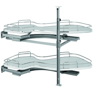 Rev-A-Shelf 5372 Series Left Handed Pull Out 2 Tier Blind Corner