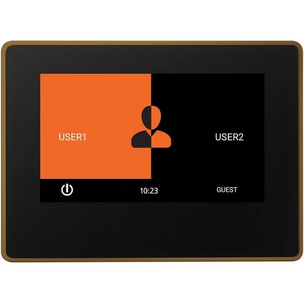 Shop Thermasol Tt7 Thermatouch 8 Lcd Touchscreen Steam Shower Controller With Light Sound Steam Water And Media Control White Overstock 30625244