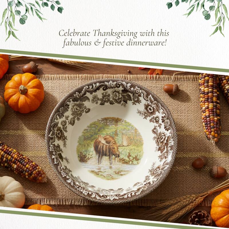 Spode Woodland Ascot Cereal Bowl