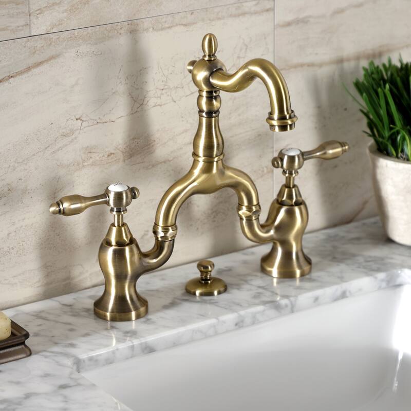 Kingston Brass Tudor Bridge Bathroom Faucet