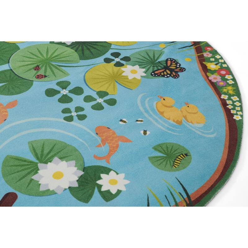 Momeni Playground Pond Kid Rug