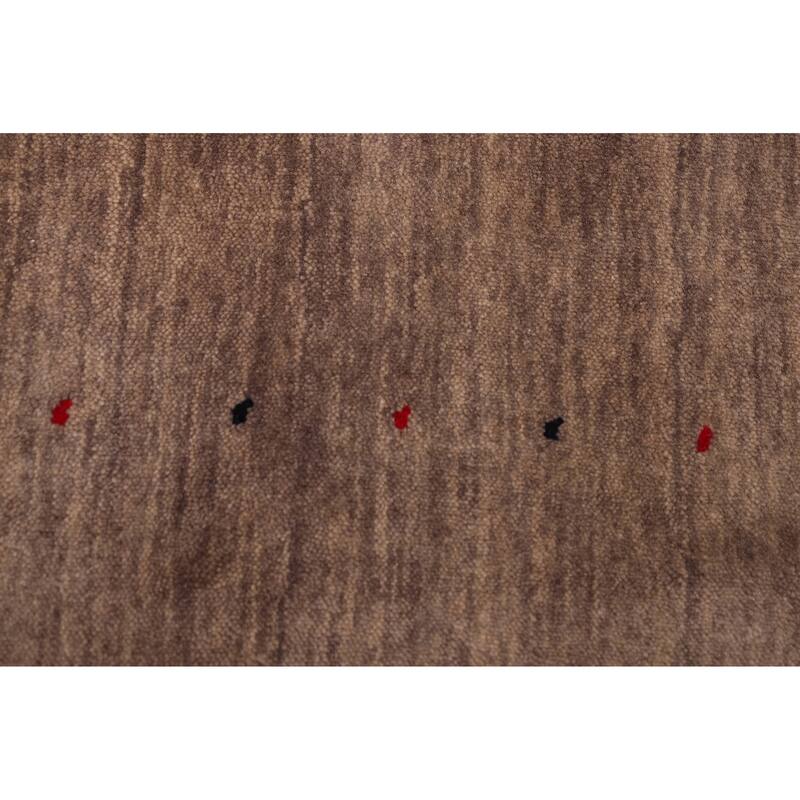 ECARPETGALLERY Hand Loomed Kashkuli Gabbeh Grey, Taupe Wool Rug - 5'3 x 7'4