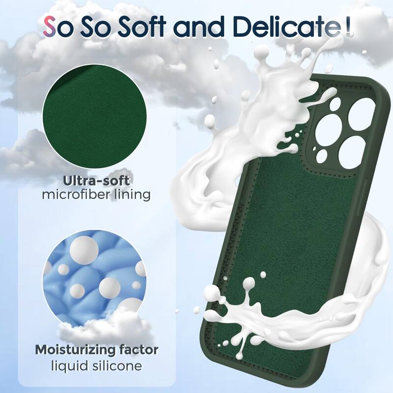 6.7" iPhone 14 Pro Max Case,Liquid Silicone, Moisturizing Factor,Extreme Soft Slim Phone Case with Stand,Compatible with MagSafe