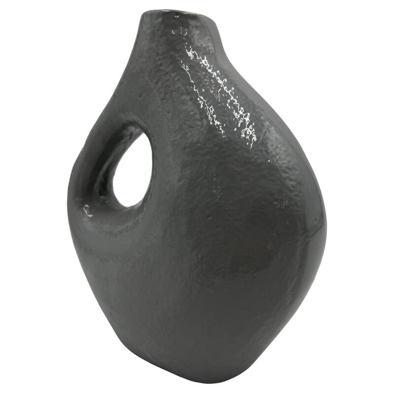 7.5 Inch Tall Decorative Handmade Aluminum Jug Flower Vase