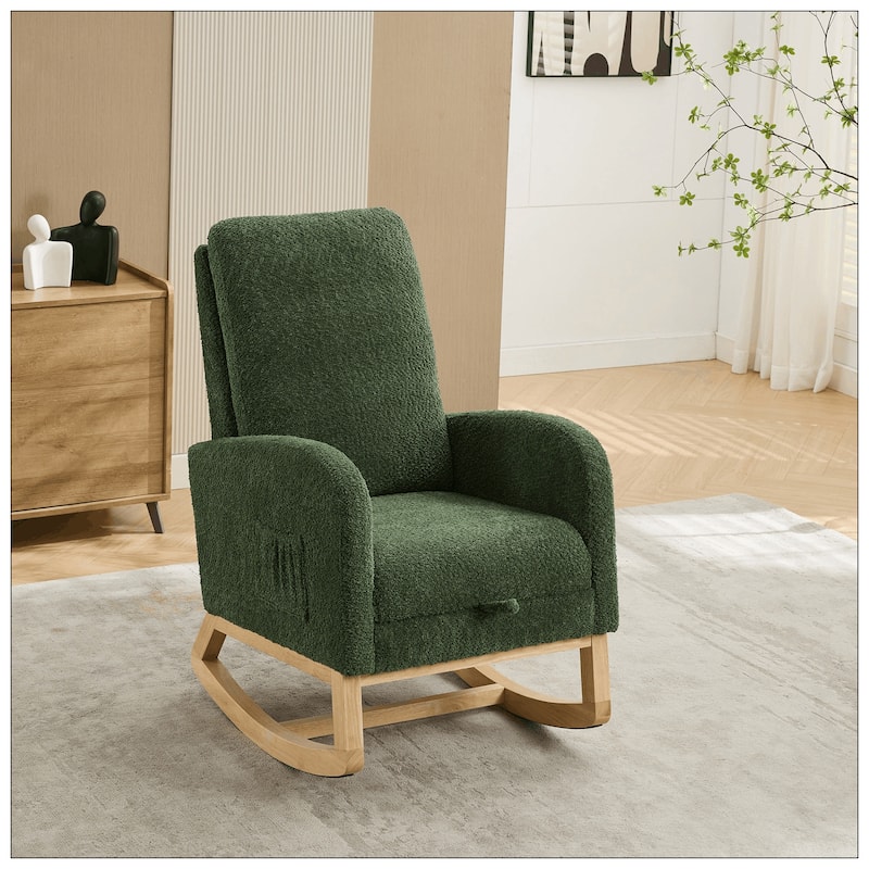 25.4"W Rocking Chair for Nursery