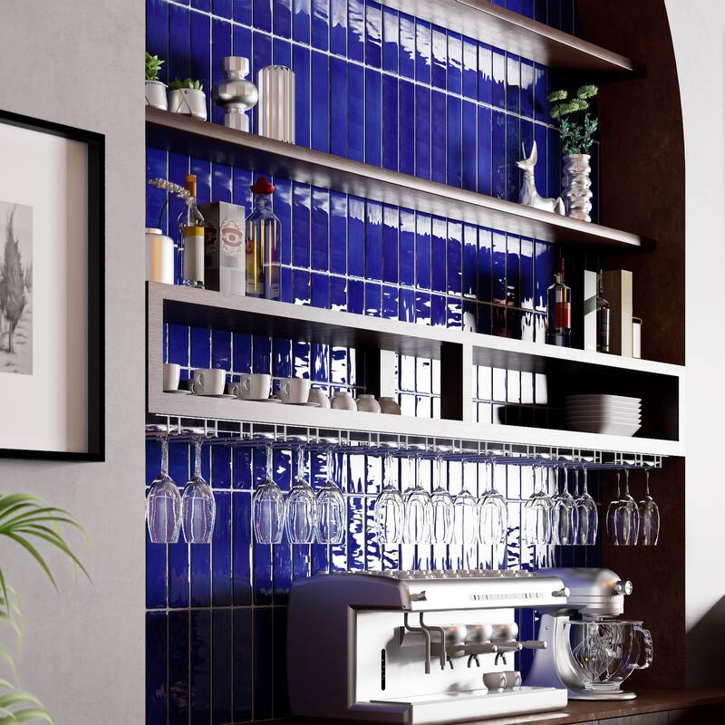 Merola Tile Viva Azul 3" x 12" Ceramic Wall Tile