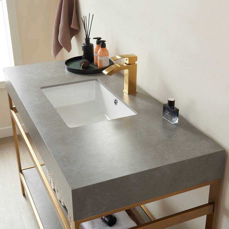 Miseno MV702548-NM Funes 48" Free Standing Single Basin Vanity Set