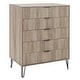 preview thumbnail 46 of 68, Manhattan Comfort Dumbo Modern 5-Drawer Tall Dresser.