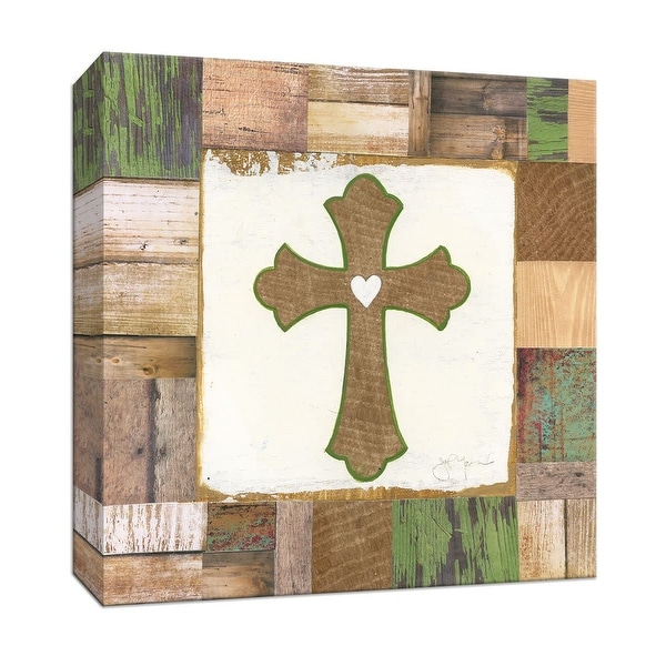 PTM Images 9-147421 PTM Canvas Collection 12" x 12" - "The Cross" Giclee Christian Art Print on Canvas