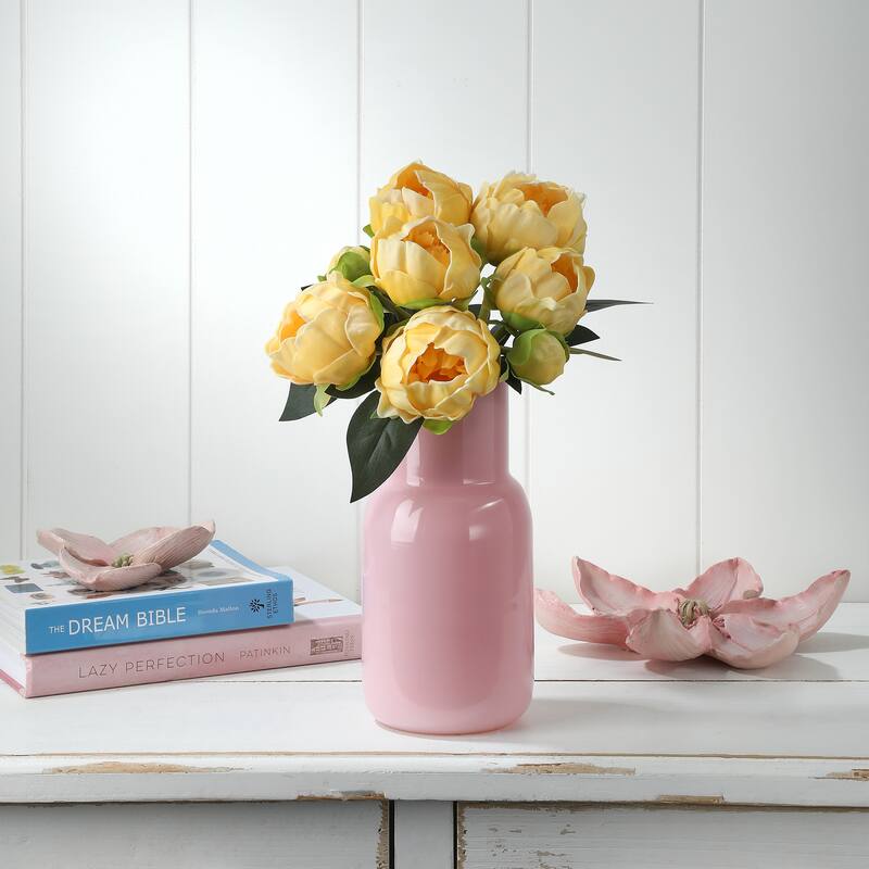 11" Pu Peony Bundle - Yellow