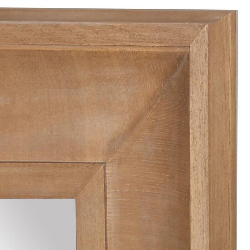 SAFAVIEH Couture Kaya 42.5-inch Square Wood Mirror - 42.5"W x 3.1"D x 42.5"H