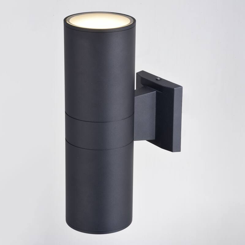 Chiasso Clear Glass Aluminum 2-light LED Outdoor Wall Lantern