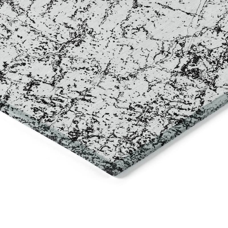 Machine Washable Indoor/ Outdoor Chantille Modern Texture Rug