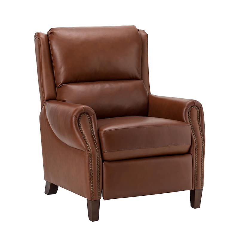 Alicia 32.68" Wide Genuine Leather Manual Recliner