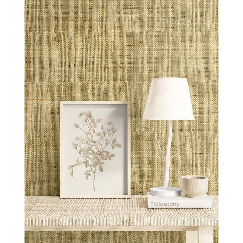 Seabrook Designs Wild Bind Embossed Vinyl Unpasted Wallpaper