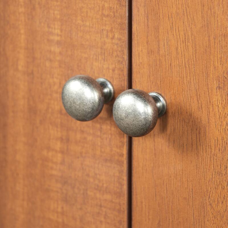 4 Doors Vintage Sideboard Cabinet with Metal Handles