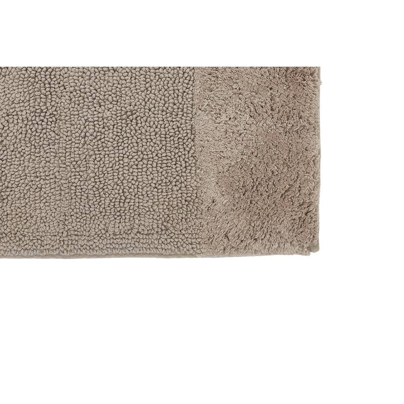Better Trends Granada Collection 100% Cotton Tufted Bath Mats with Non-Slip Spray Latex Backing, Machine Washable for Bathroom