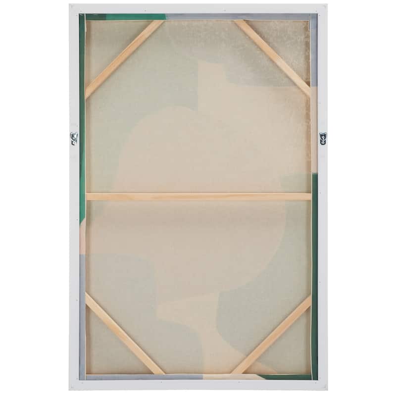 SAFAVIEH Siri Sea Glass Hand Painting, 24 x 36, Framed Wall Art - Multicolor