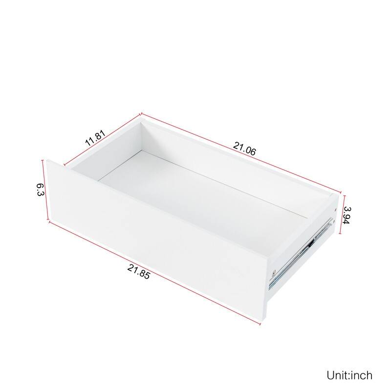 63" Large Kitchen Hutch Cabinet with 4 Doors & 4 Drawers