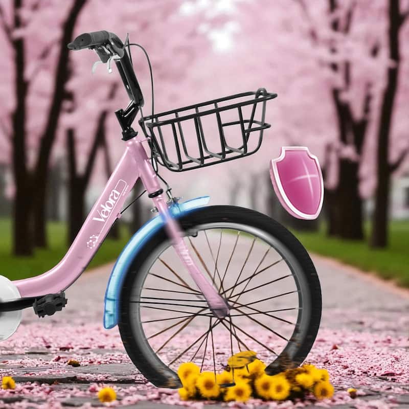 20 Inch Kids Bike for Boys & Girls, Single Speed Bicycle with Coaster Brake, V-Brake & Rear Rack