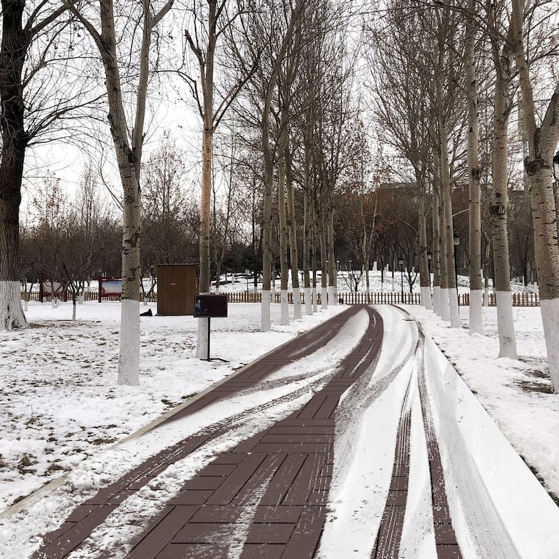 Plastic Interlocking Deck Tiles, 12.00"x12.00"(Pack of 44), Patio Flooring Outdoor Waterproof All Weather Use for Garden