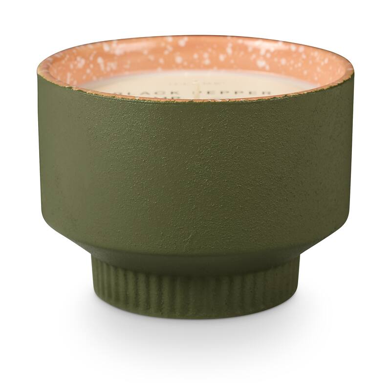 ILLUME Verde Black Pepper & Hemp Candle - Ceramic