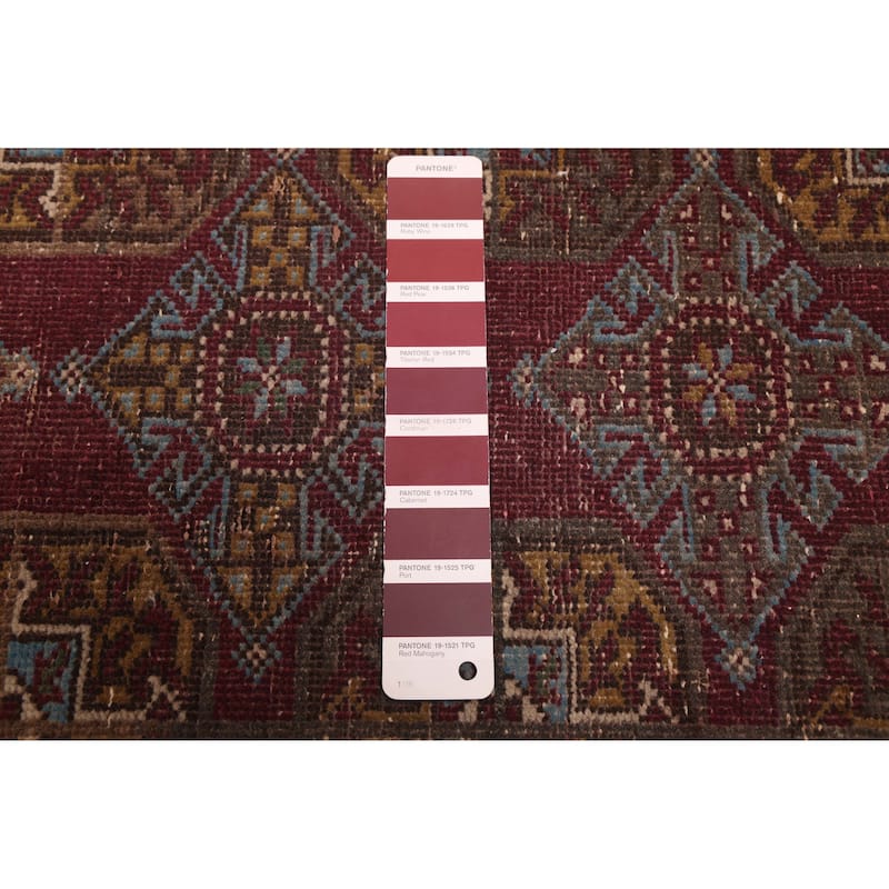 ECARPETGALLERY Hand-knotted Antalya Vintage Red Wool Rug - 4'3 x 7'4