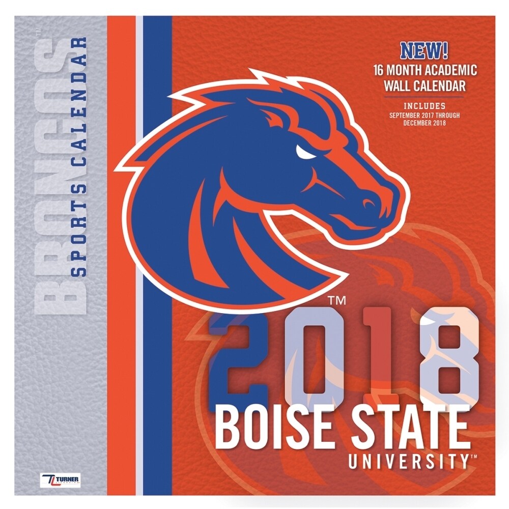 Shop 2018 Boise State Broncos Wall Calendar Overstock 18265037