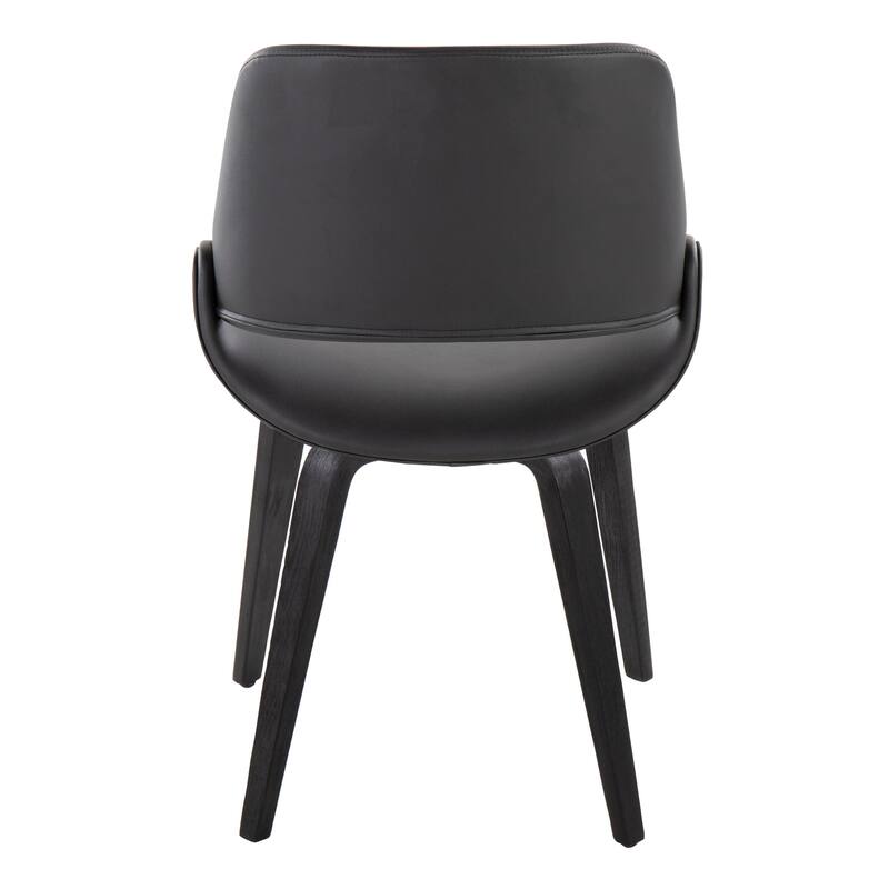 Carson Carrington Svellingen Dining Chair with Bent Wood Legs (Set of 2)